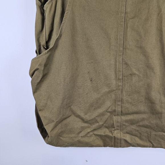 VINTAGE 40s Bob Allen Vest Hunting Shooting Skeet Trap Canvas Flannel Size 40 - Picture 10 of 13
